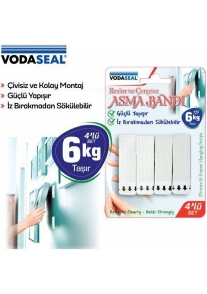 Iz Bırakmadan Sökülebilen Resim Çerçeve Tablo Asma Bandı fiyatları