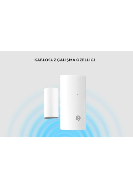 SL-EG05 Akıllı Kablosuz Kapı - Pencere - Dolap Sensörü Manyetik Wi-Fi'li Sensör Tuya Destekli