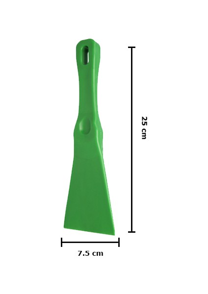 Gıda Sınıfı Renk Kodlu Spatula - Yeşil