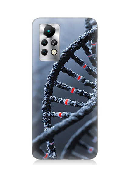 Infinix Note 11 Pro Uyumlu Dna Sarmalı Desenli Silikon Kılıf