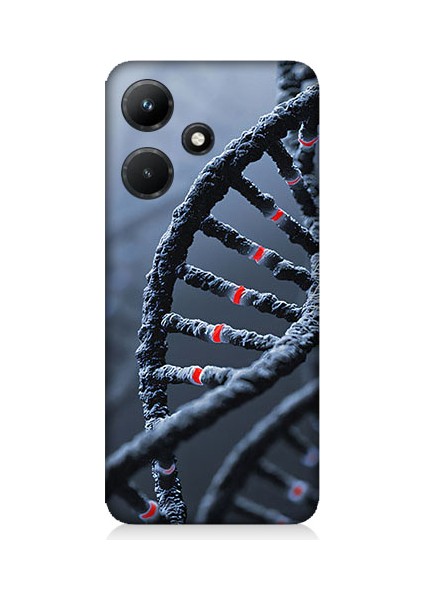 Infinix Hot 30I Uyumlu Dna Sarmalı Desenli Silikon Kılıf