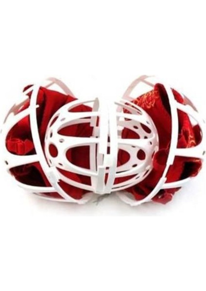 2 Adet Çamaşır Makinesi Sütyen Şal Başörtüsü Iç Çamaşır Yıkama Topu