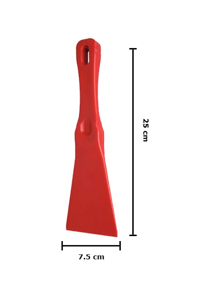 Gıda Sınıfı Renk Kodlu Spatula - Kırmızı fiyatları