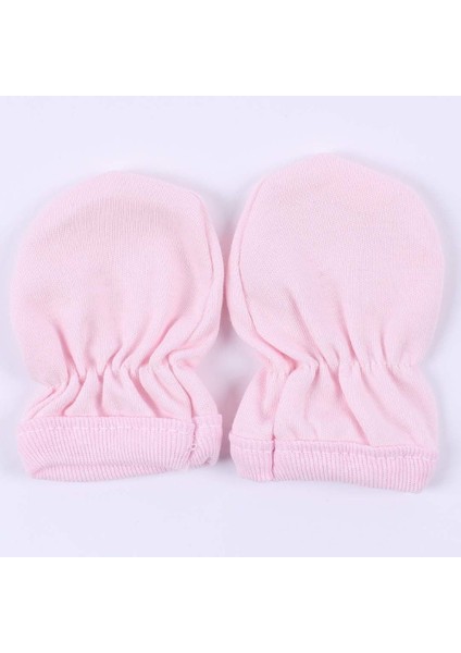 Pembe Lastikli Bebek Eldiveni