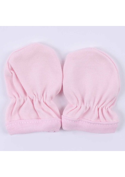 Pembe Lastikli Bebek Eldiveni