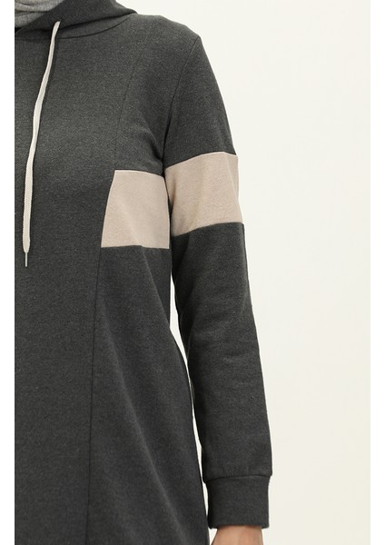 Kapuşonlü Eşofman Takım 3008-03 Antrasit fırsatları