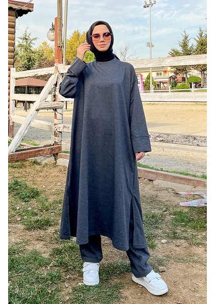 Iki Iplik Eşofman Takım 3040-15 Antrasit