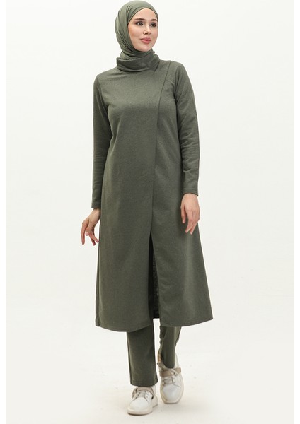 Balıkçı Yaka Eşofman Takım 3043-06 Haki