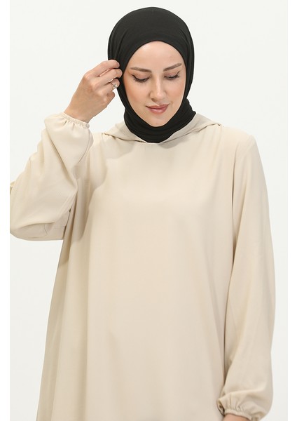 Kapüşonlu Araboy Tunik 1692-01 Krem fiyatları