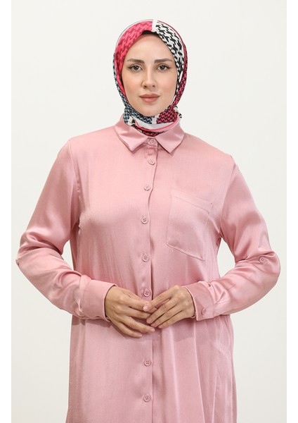 Tunik Pantolon Ikili Takım 11304-01 Gül Kurusu modelleri