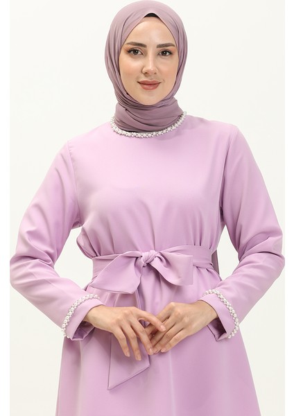 Inci Detaylı Tunik Pantolon Ikili Takım 70005-04 Lila modelleri