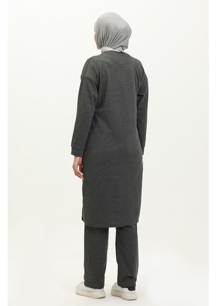 Fermuarlı Eşofman Takım 3044-01 Antrasit indirimleri