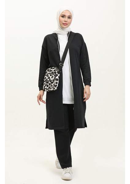 Fermuarlı Eşofman Takım 3044-06 Siyah fiyatları