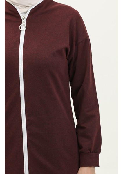 Fermuarlı Eşofman Takım 3044-02 Mürdüm fırsatları