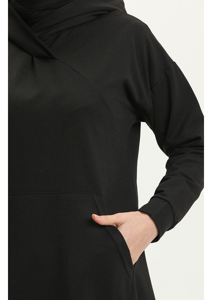 Kanguru Cepli Spor Tunik 3032-01 Siyah fırsatları