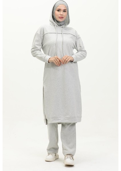 Iki Iplik Eşofman Takım 3034-02 Gri fırsatları