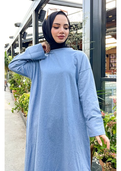 Iki Iplik Eşofman Takım 3040-17 Indigo