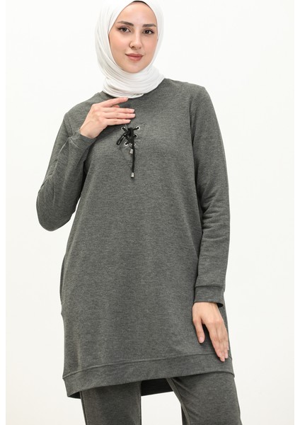 Bağcıklı Eşofman Takım 9316-01 Antrasit modelleri
