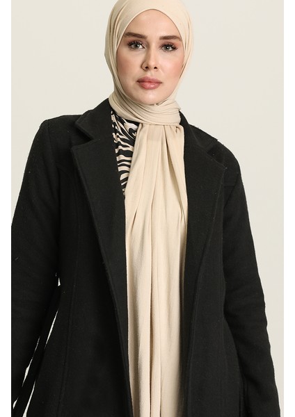 Kuşaklı Kışlık Kaban 612970-01 Siyah fırsatları