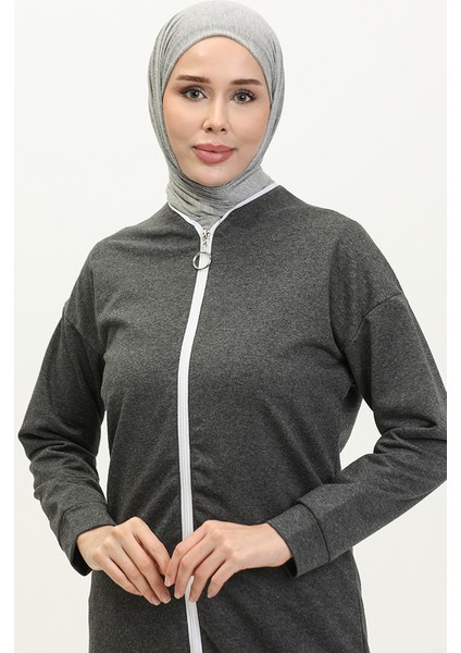 Fermuarlı Eşofman Takım 3044-01 Antrasit