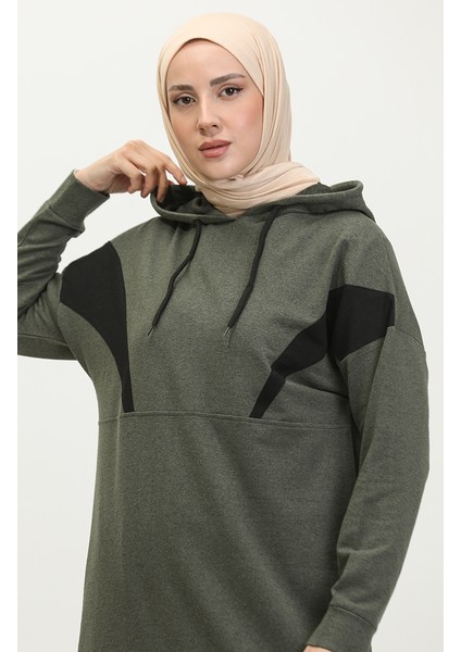 Renk Garnili Eşofman Takm 3026-02 Haki modelleri