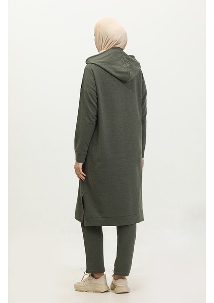 Renk Garnili Eşofman Takm 3026-02 Haki indirimleri