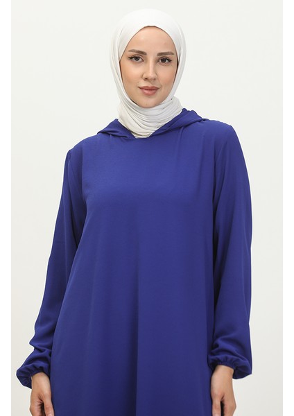 Kapüşonlu Araboy Tunik 1692-05 Saks modelleri