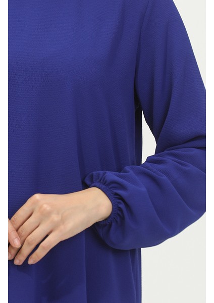 Kapüşonlu Araboy Tunik 1692-05 Saks indirimleri