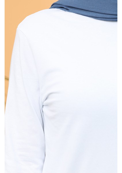 Düz Spor Tunik 6016-02 Beyaz fırsatları