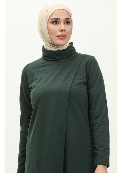 Balıkçı Yaka Eşofman Takım 3043-12 Zümrüt Yeşili modelleri
