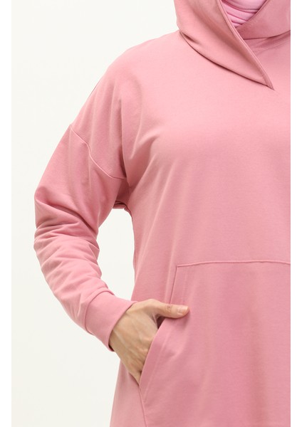 Kanguru Cepli Spor Tunik 3032-14 Pembe