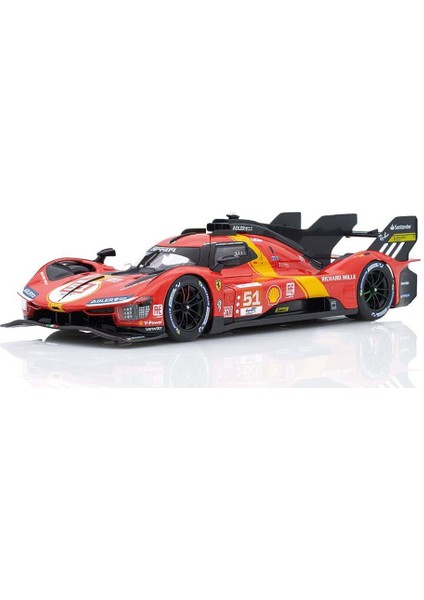 1:18 Burago 2023 Ferrari 499P #51 3.0l Turbo V6 Team Ferrarı Af Corse