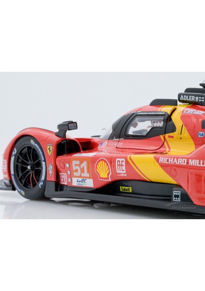 1:18 Burago 2023 Ferrari 499P #51 3.0l Turbo V6 Team Ferrarı Af Corse fırsatları