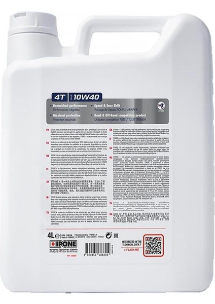 Ipone Stroke 4 10W40 - 4 Litre fiyatları