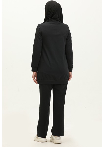 Iki Iplik Incili Eşofman Takım 3038-10 Siyah indirimleri