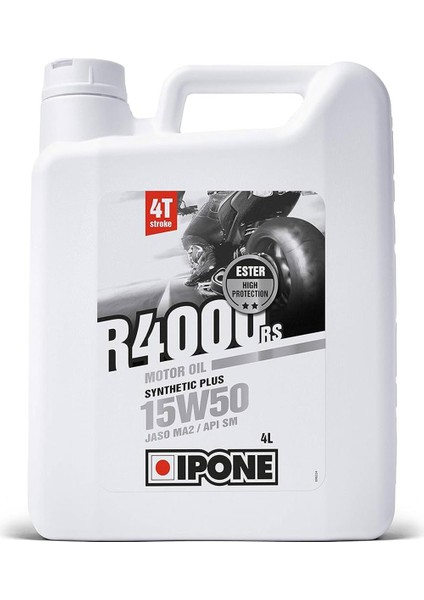 Ipone R4000 Rs 15W50 4litre Motor Yağı