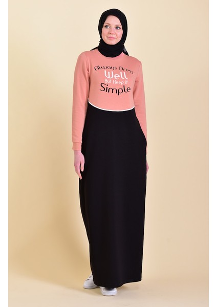 Baskılı Spor Elbise 9026-05 Siyah fiyatları