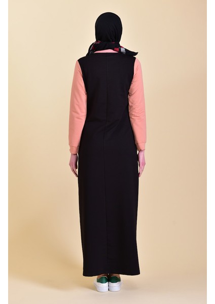 Baskılı Spor Elbise 9026-05 Siyah modelleri