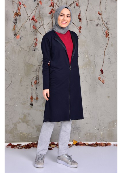 Fermuarlı Eşofman Takım 18137-02 Lacivert
