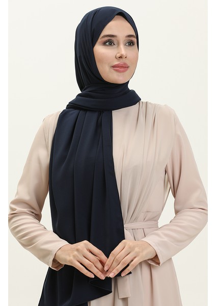 Aymina Ipek Pamuk Şal 8612-01 Lacivert