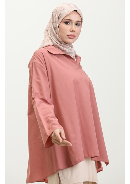 Oversize Tunik 2007-02 Gül Kurusu modelleri