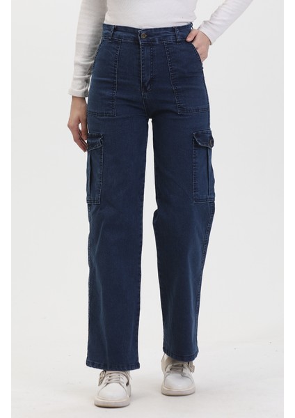 Kargo Cep Kot Pantolon 2828-01 Lacivert
