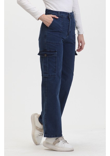 Kargo Cep Kot Pantolon 2828-01 Lacivert