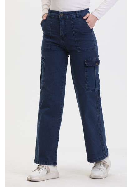 Kargo Cep Kot Pantolon 2828-01 Lacivert