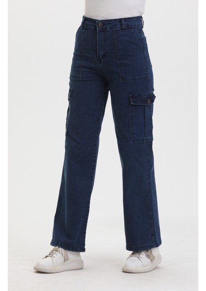 Kargo Cep Kot Pantolon 2828-01 Lacivert