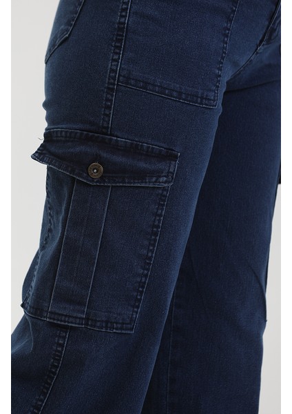 Kargo Cep Kot Pantolon 2828-01 Lacivert
