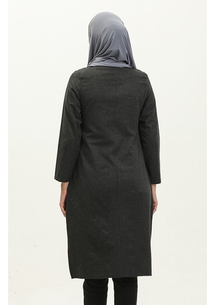 Fermuarlı Kap 6109-04 Antrasit