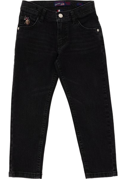 U.S. Polo Assn. Erkek Çocuk Siyah Jean Pantolon 50297155-DN0027