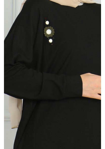 Salaş Kesim Araboy Tunik 9123-04 Siyah modelleri