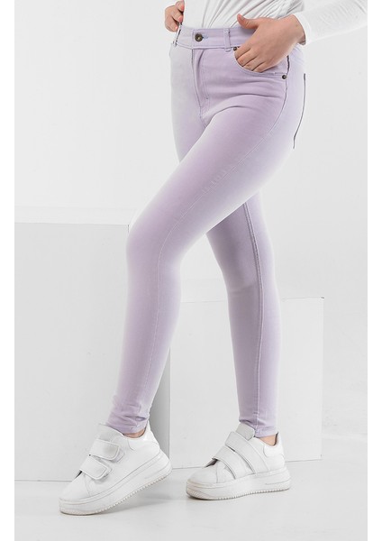 Dar Paça Kot Pantolon 30491-02 Lila